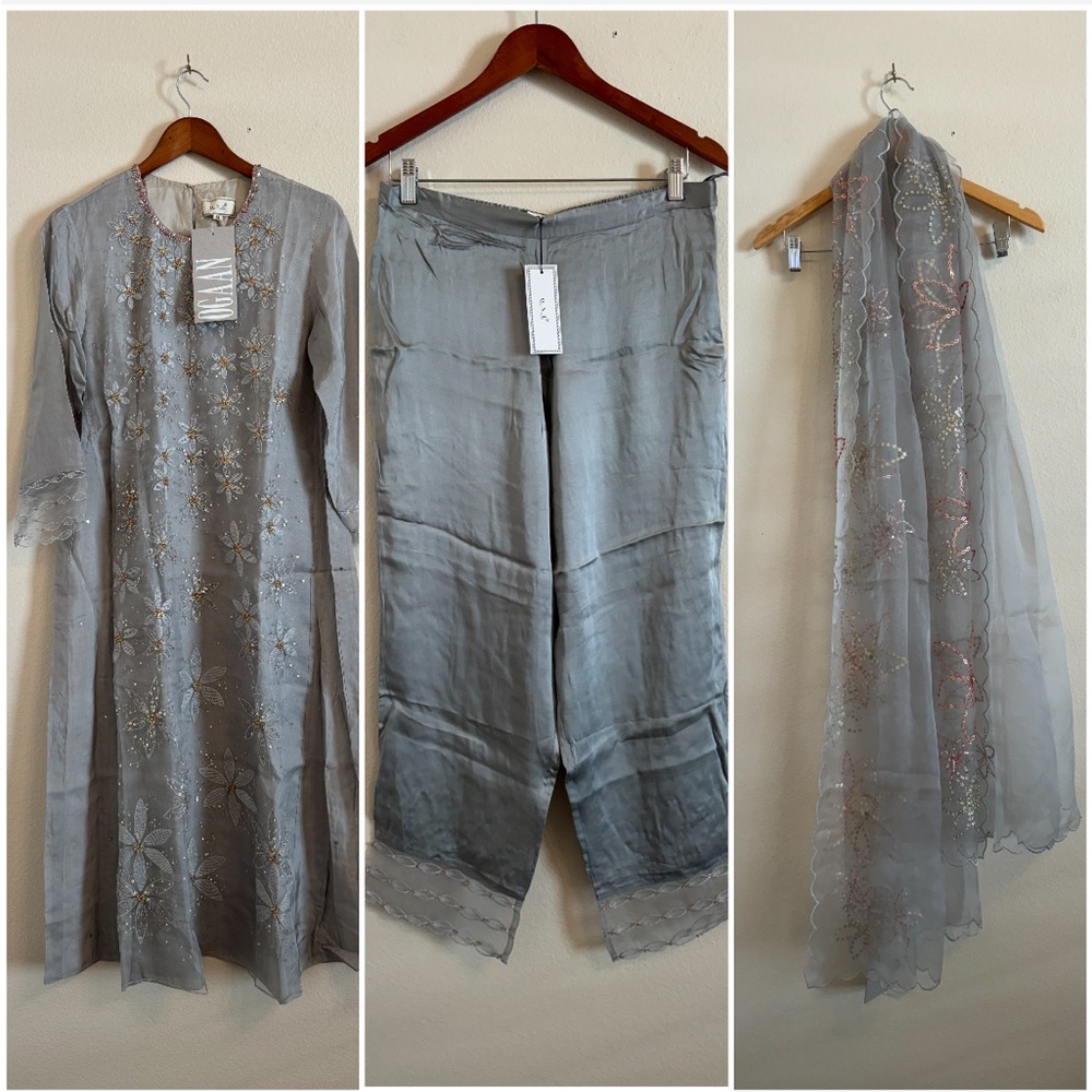 OGAAN One Not Two Dress Pants Scarf Bundle